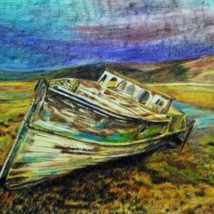 Boat 1 Pastel on Paper