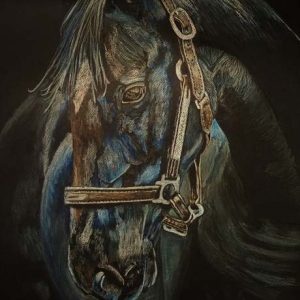 Horse 2 Pastel on Paper